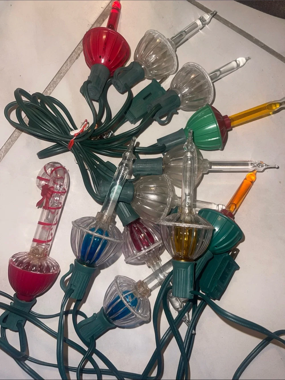Vintage NOMA Bubble Lights